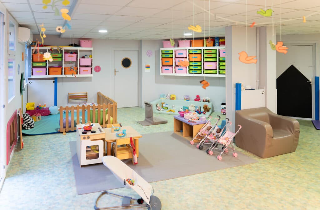 salle de la micro crèche Le Dodo à Villeurbanne